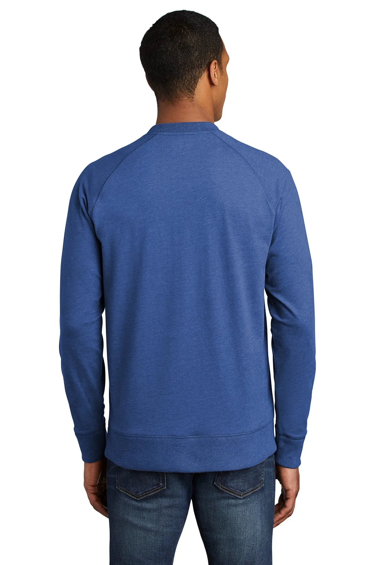 New Era Sueded Cotton Blend Custom Quarter Zips, Royal Heather