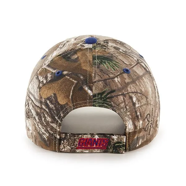 New York Giants 47 Brand Realtree Camo Frost MVP Adjustable Hat Cap