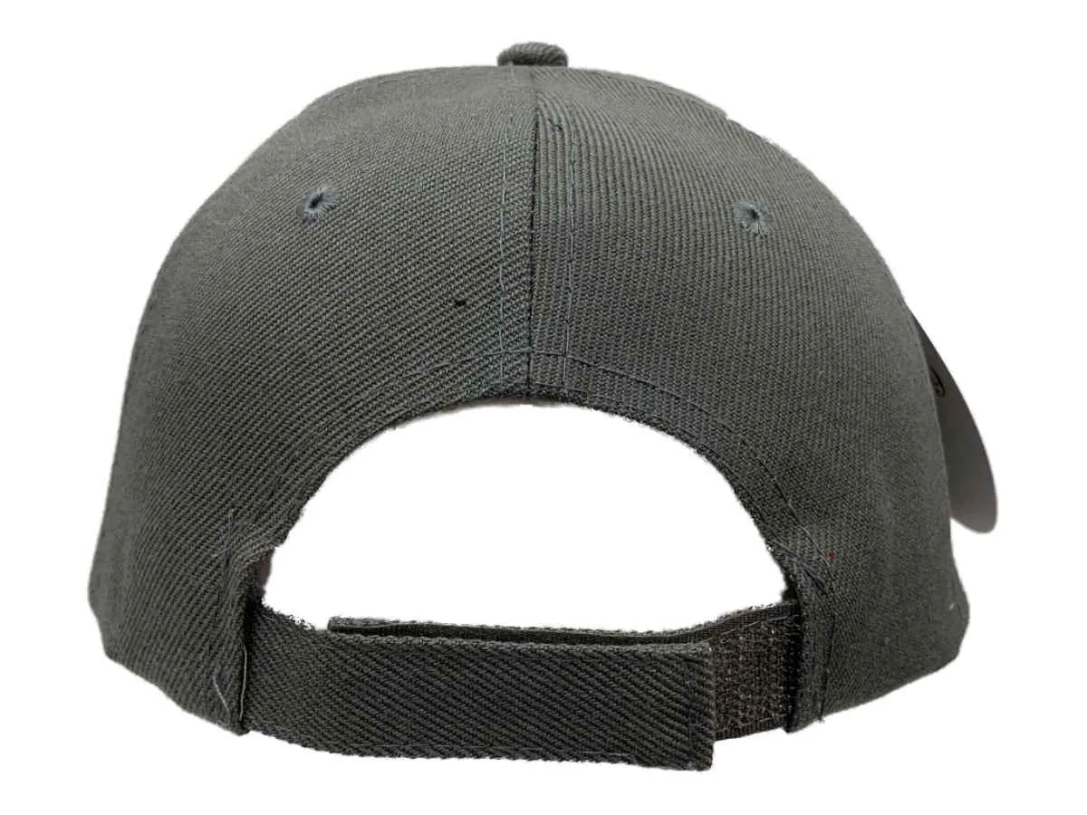 New York "NY" XM Gray & White Semi-Structured Adjustable Strap Hat Cap AA249