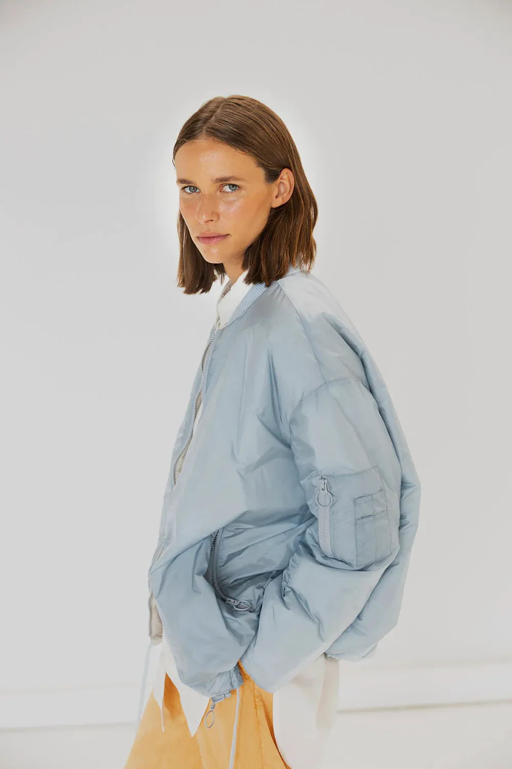 Nigella Bomber Jacket in 620 Sky