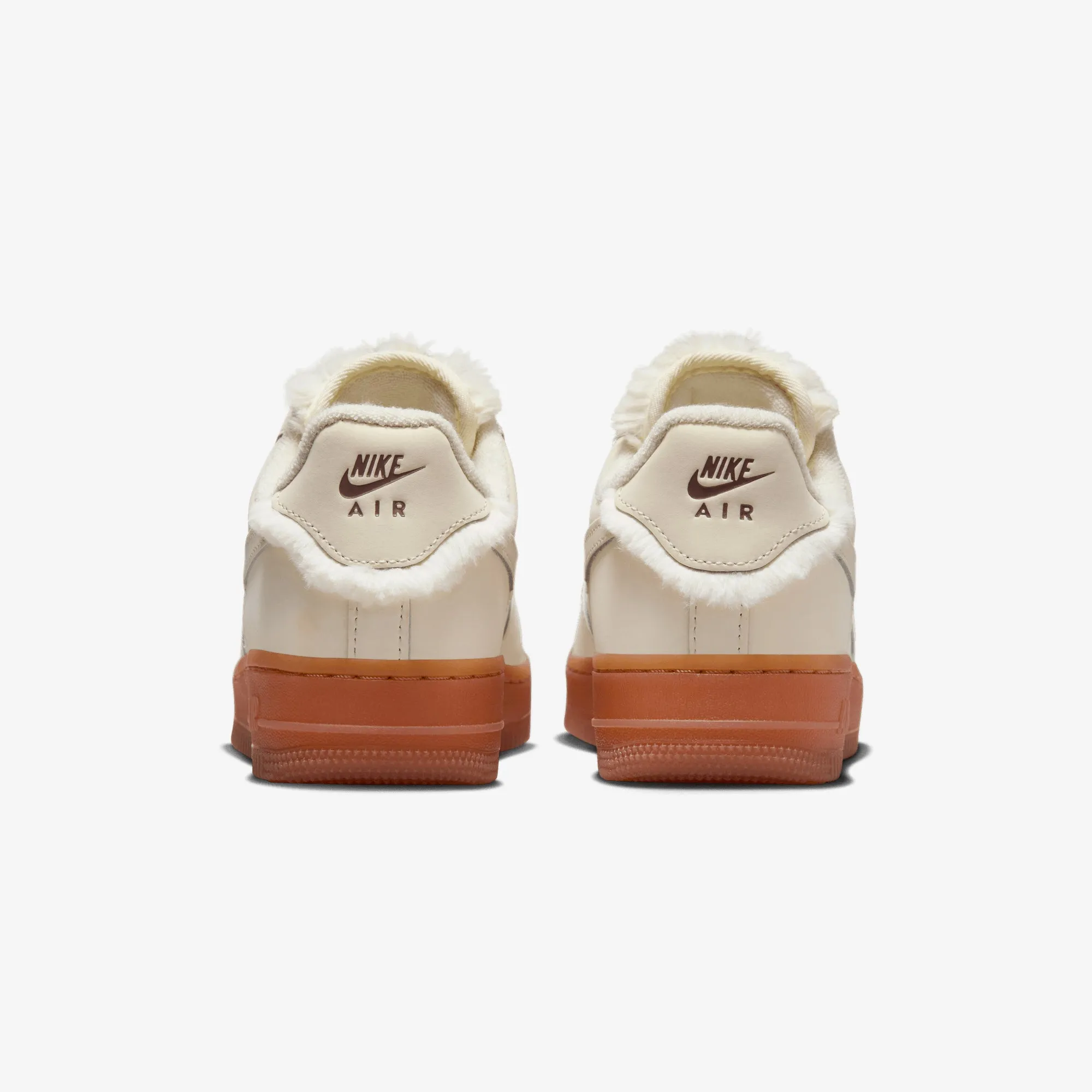 Nike | WMN'S AIR FORCE 1 '07 LX { SAIL/COCONUT MILK-GUM MED BROWN