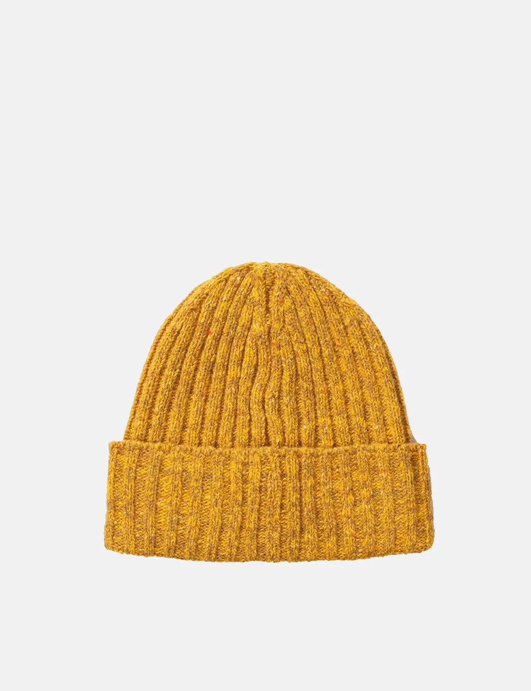 Norse Projects Neps Beanie Hat (Wool) - Mustard Yellow