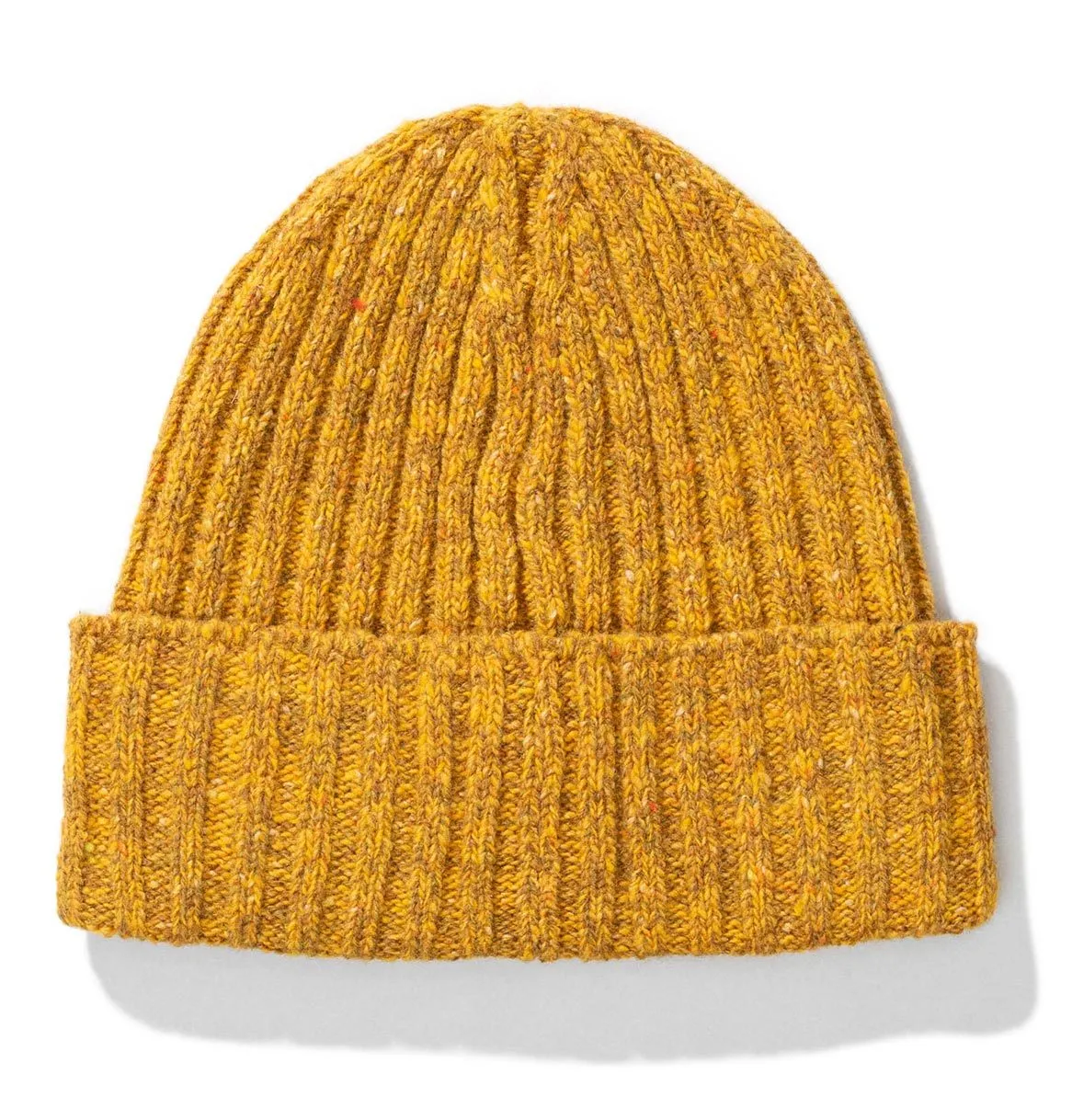 Norse Projects Neps Beanie – Merino Wool – Mustard Yellow