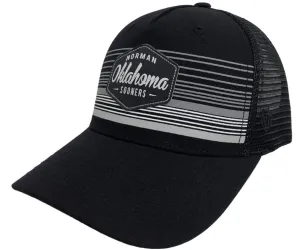 Oklahoma Sooners TOW Black "Frequency" Patch Logo Mesh Snapback Hat Cap