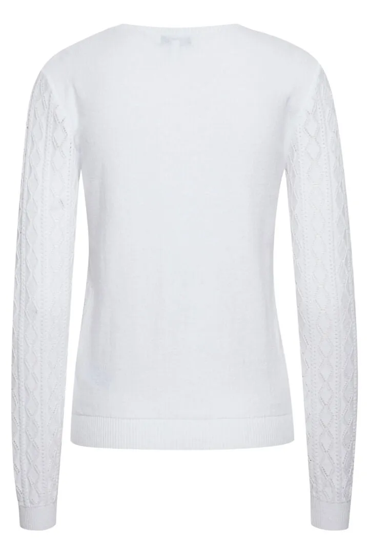 Olivette Pullover - Optical White