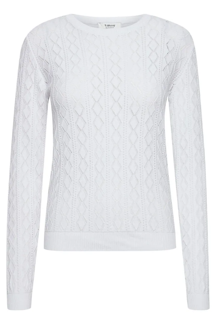 Olivette Pullover - Optical White