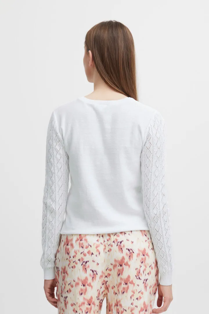 Olivette Pullover - Optical White