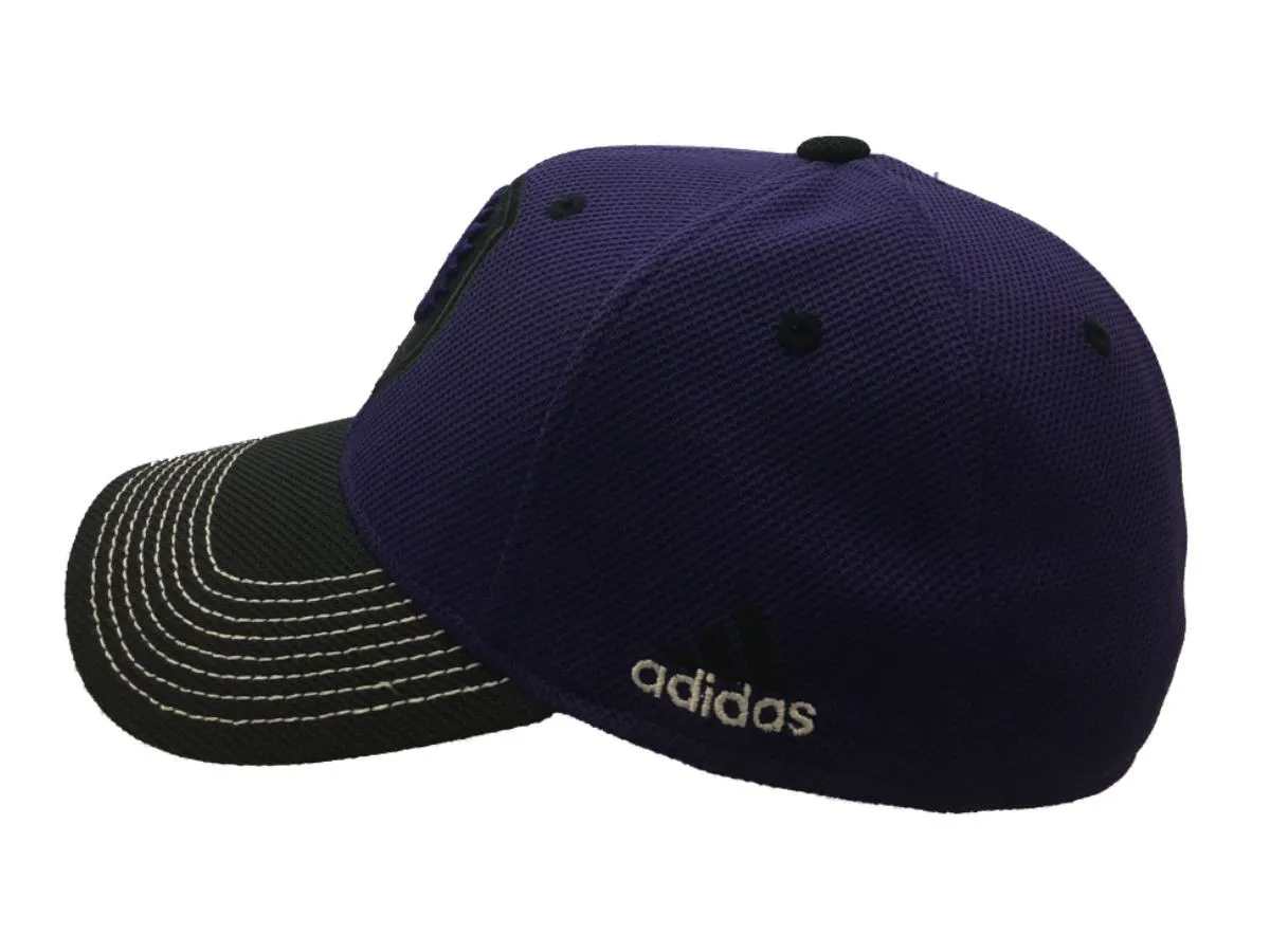 Orlando City SC Adidas FitMax 70 Purple and Black Fitted Baseball Hat Cap (S/M)