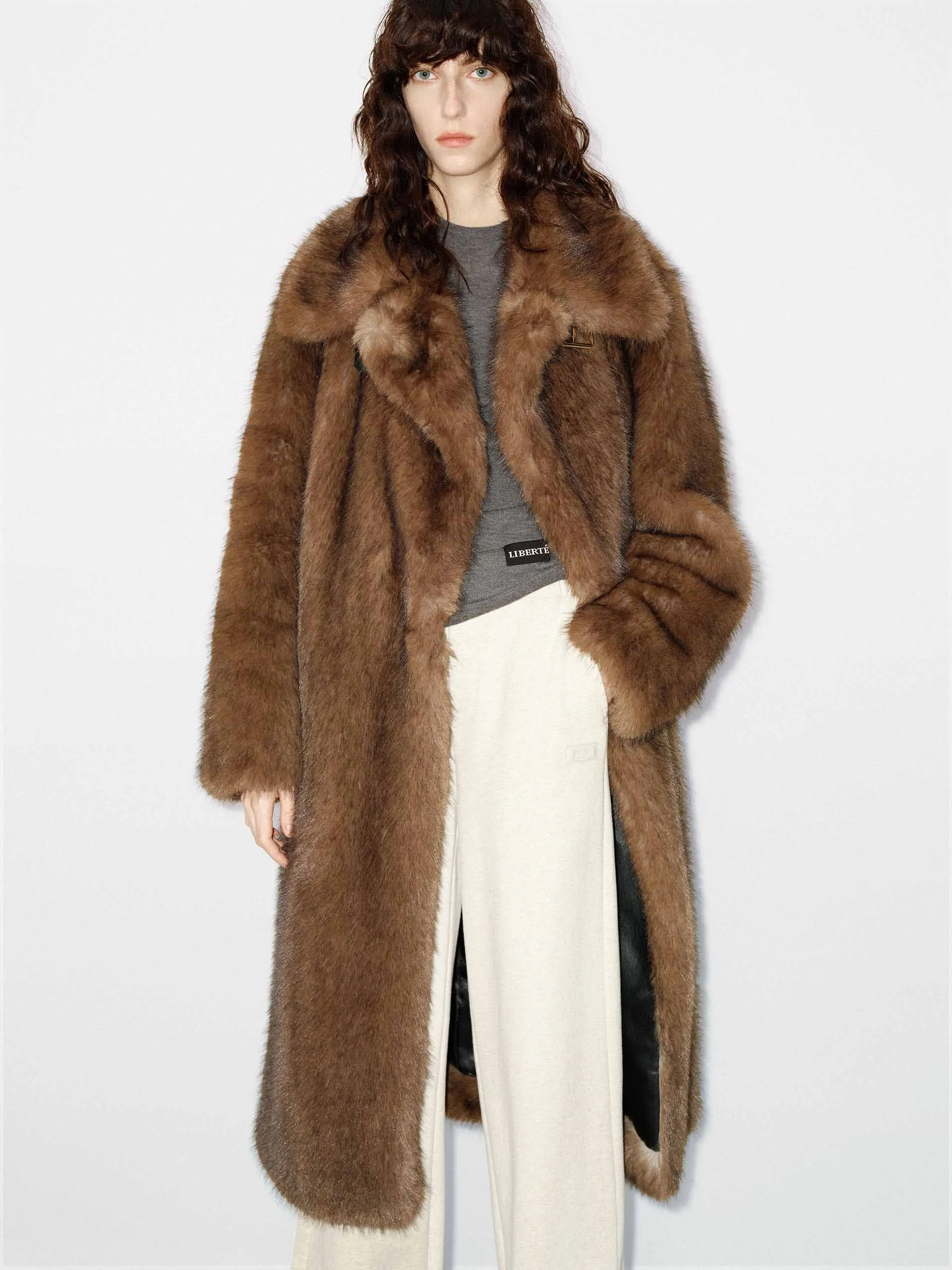 Oversized Faux Fur Coat