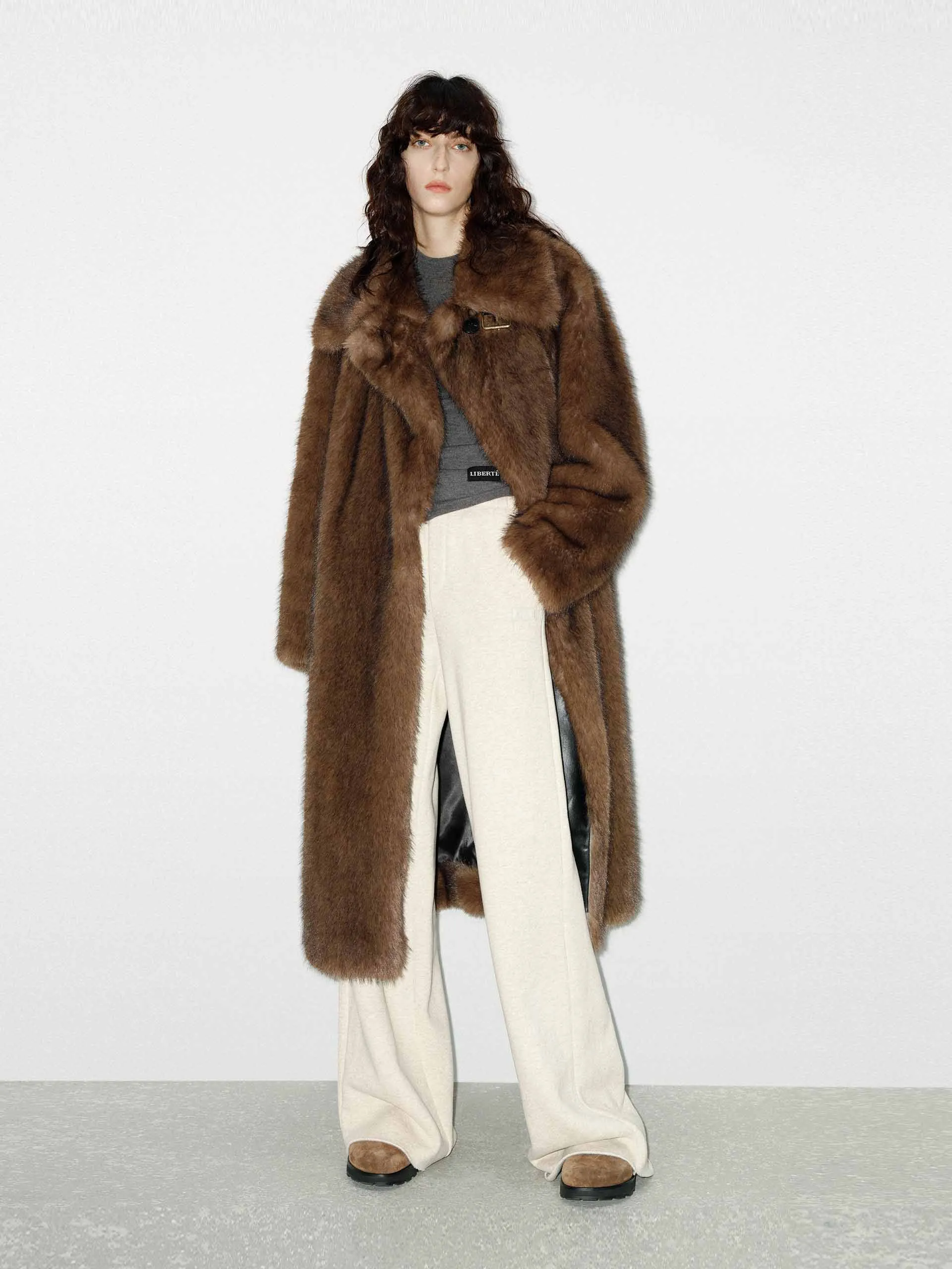 Oversized Faux Fur Coat