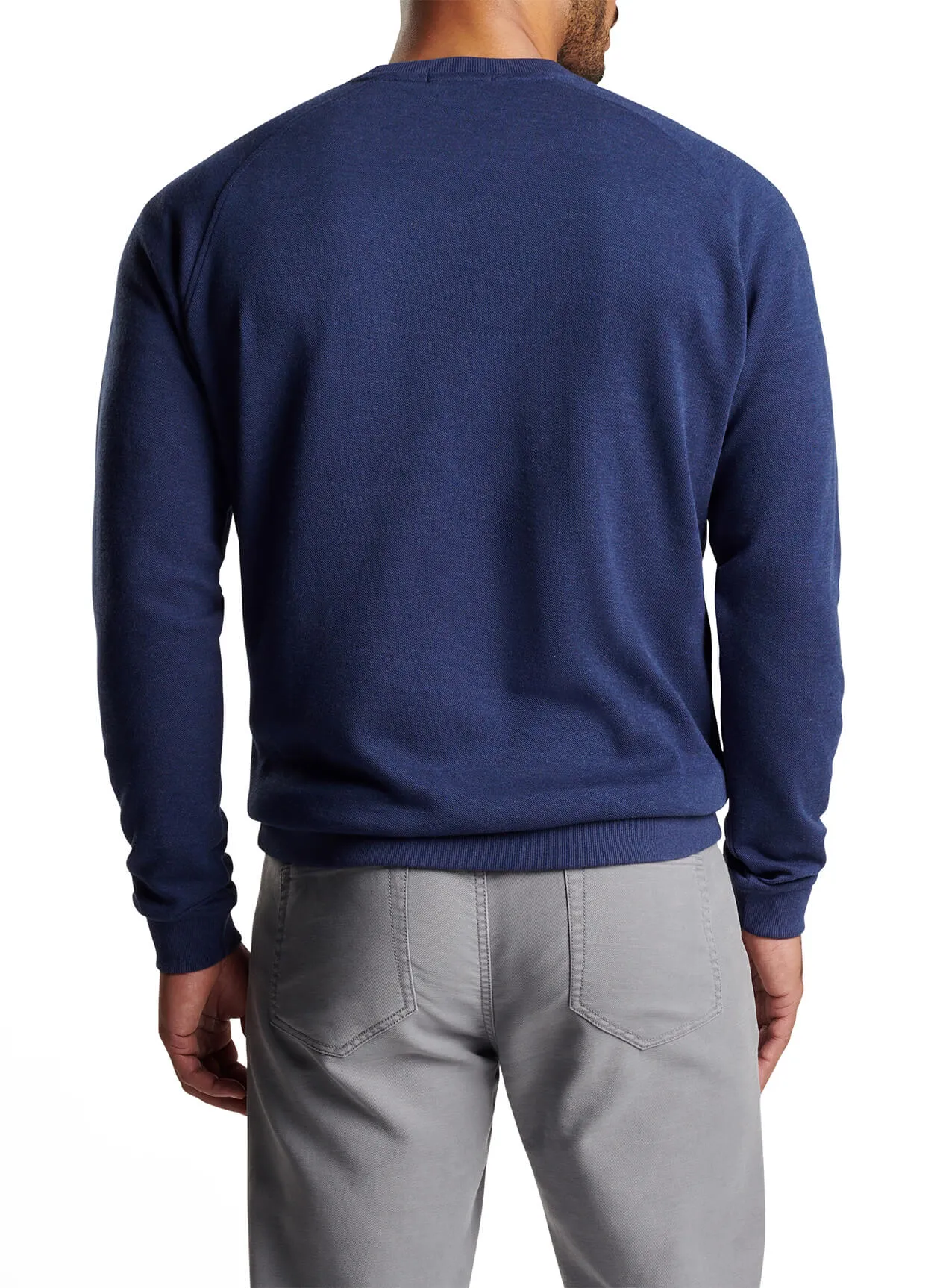 Peter Millar Crown Comfort Custom Knit Crews, Navy