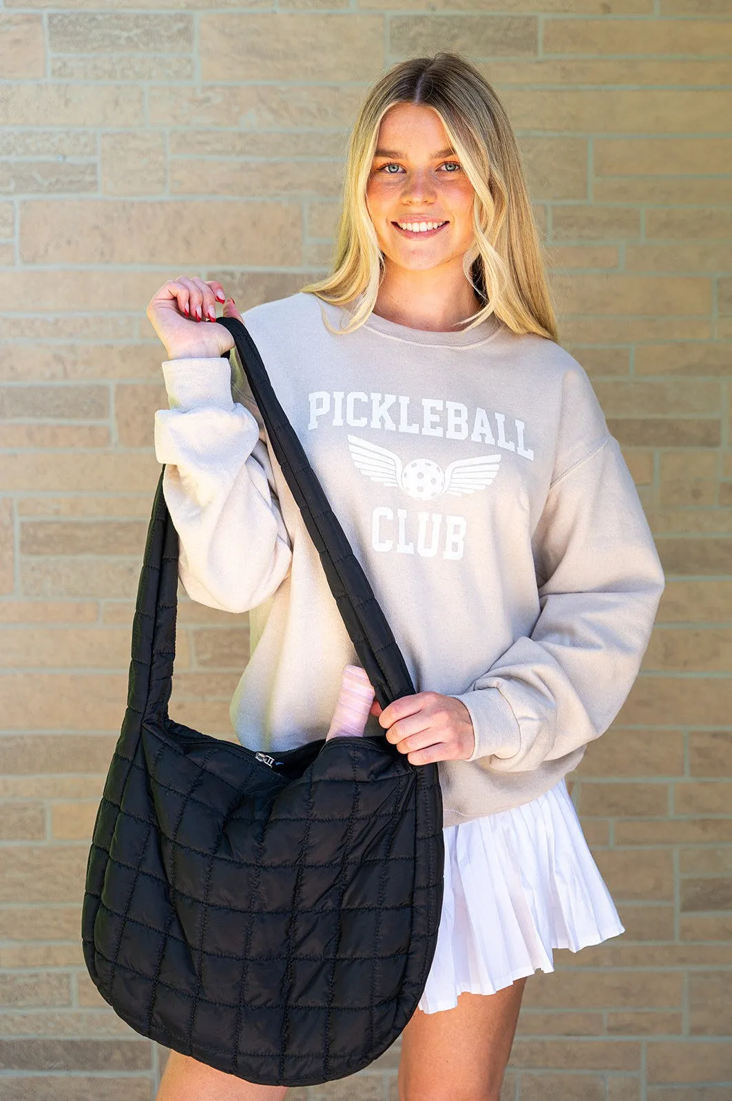 Pickleball Club Vintage Sweatshirt Sand