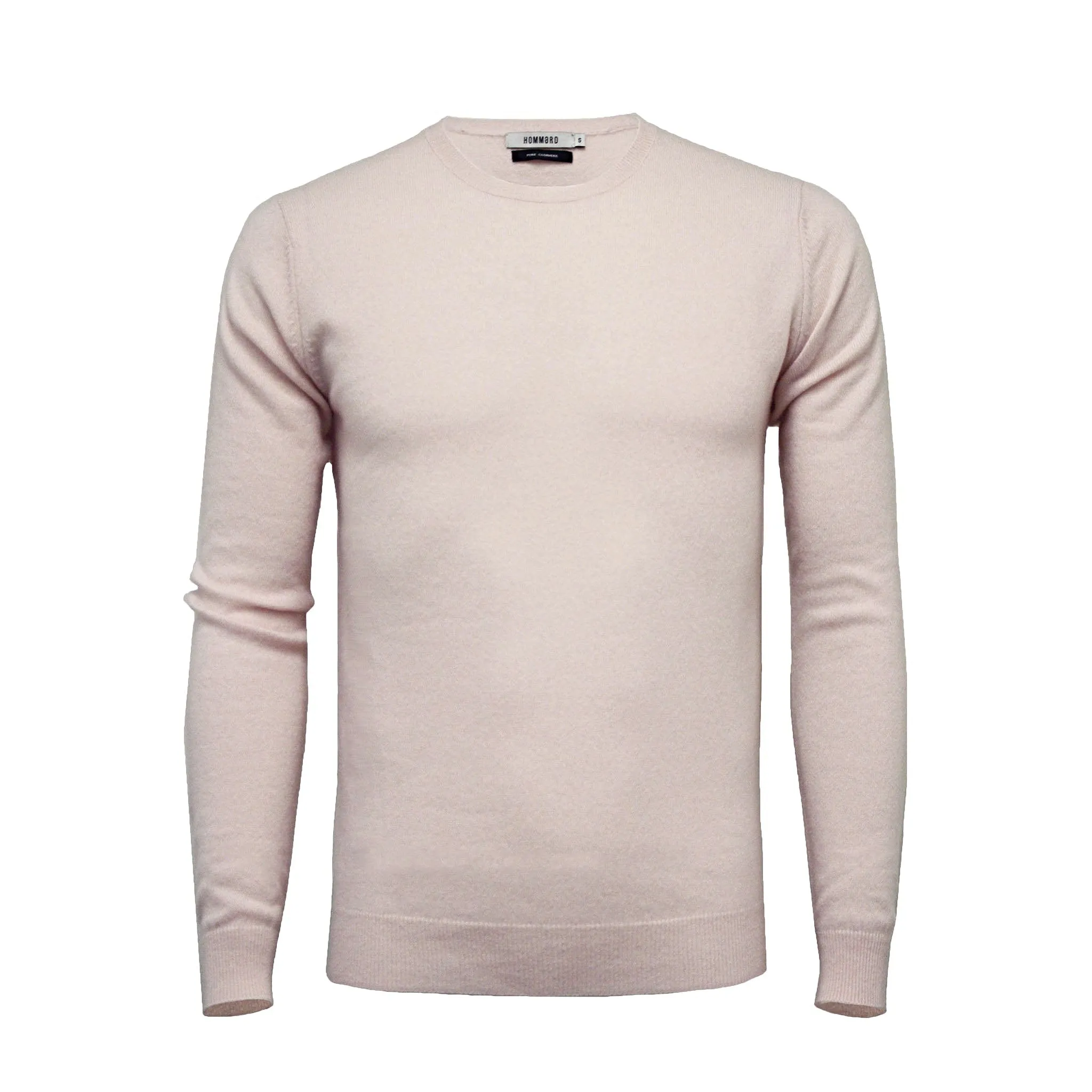 Pink Cashmere Crew Neck Sweater