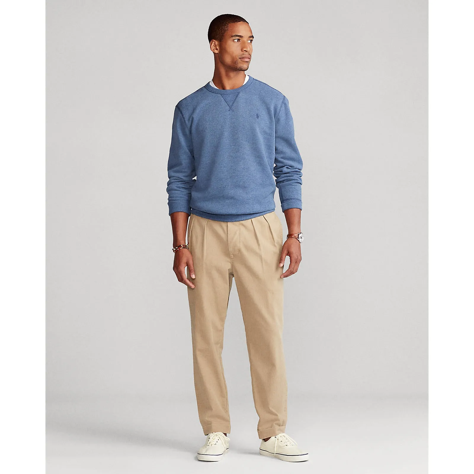 Polo Ralph Lauren - Crew Neck Sweatshirt -  Denim Blue