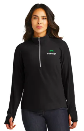 Port Authority® Ladies Microfleece 1/2-Zip Pullover - on demand