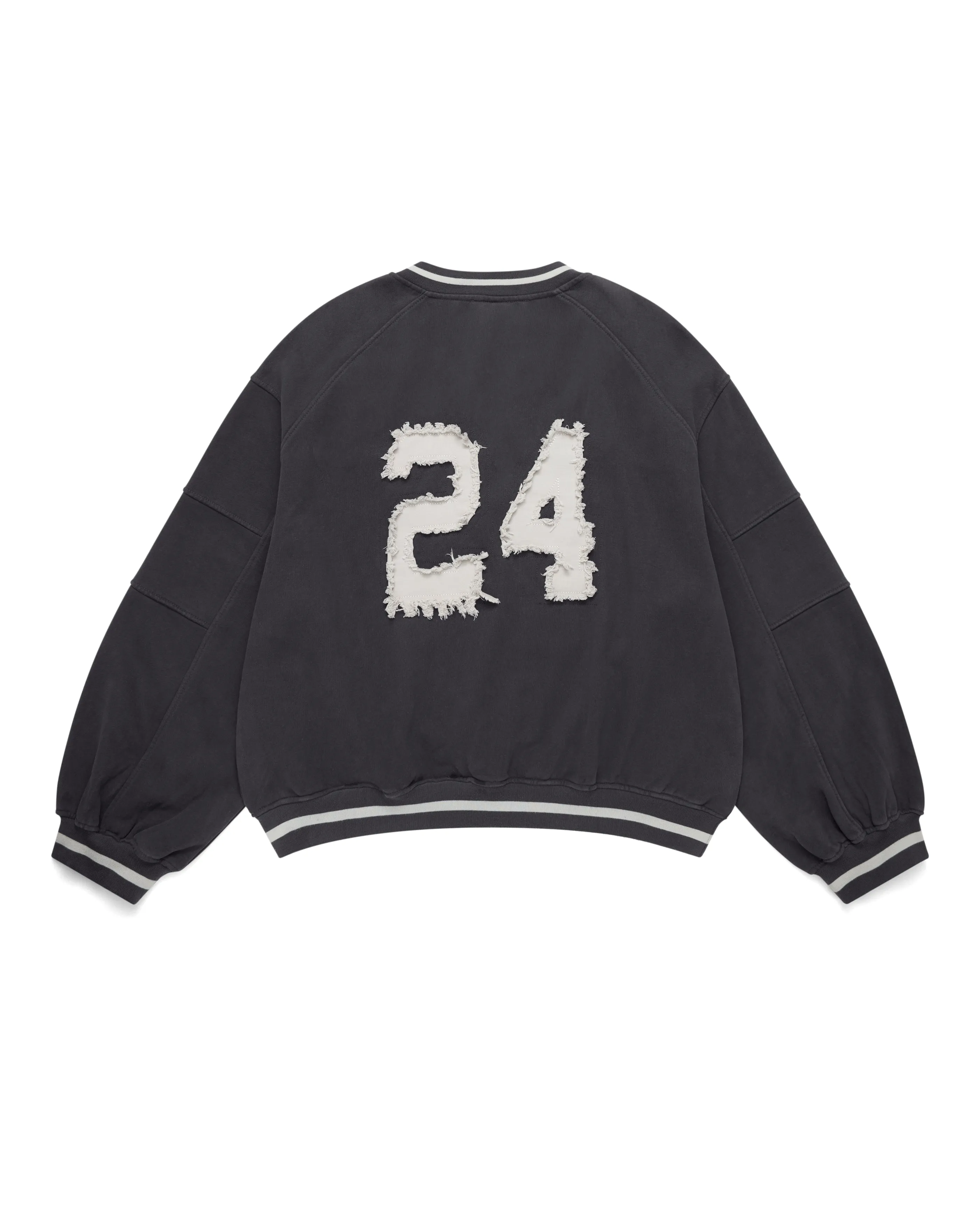 PRE ORDER** Futtobōru Heavyweight Washed Black Jersey Crewneck