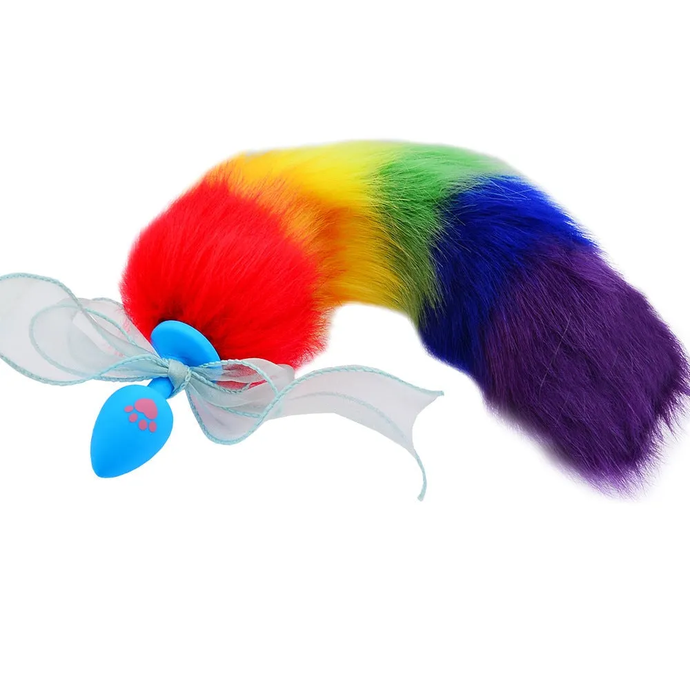 Rainbow Kitten Play & Plug Set