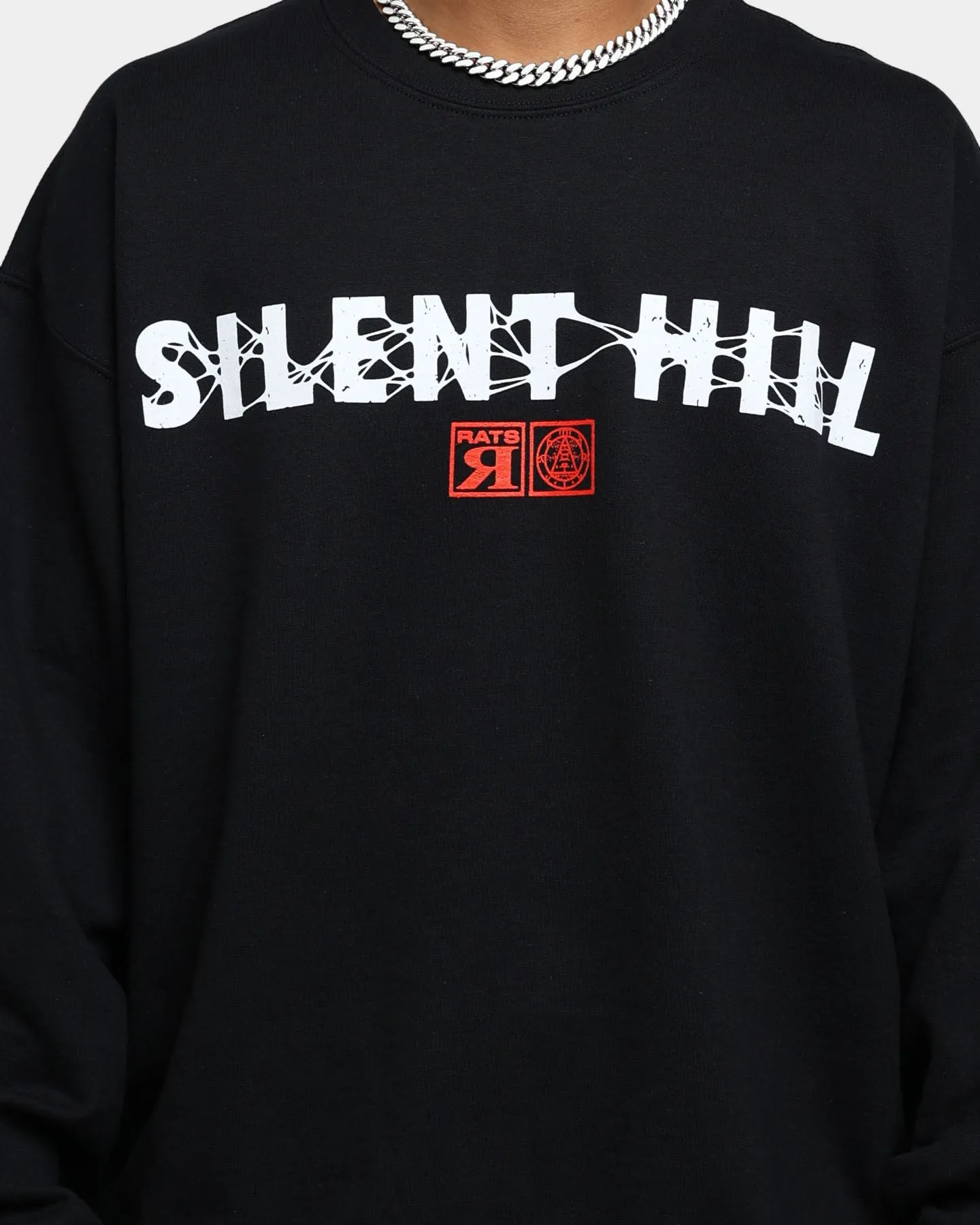 Rats Get Fat X Silent Hill Halo Of The Sun Crewneck Black