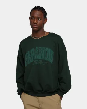 Rats Get Rat Paranoid Crewneck Military Green