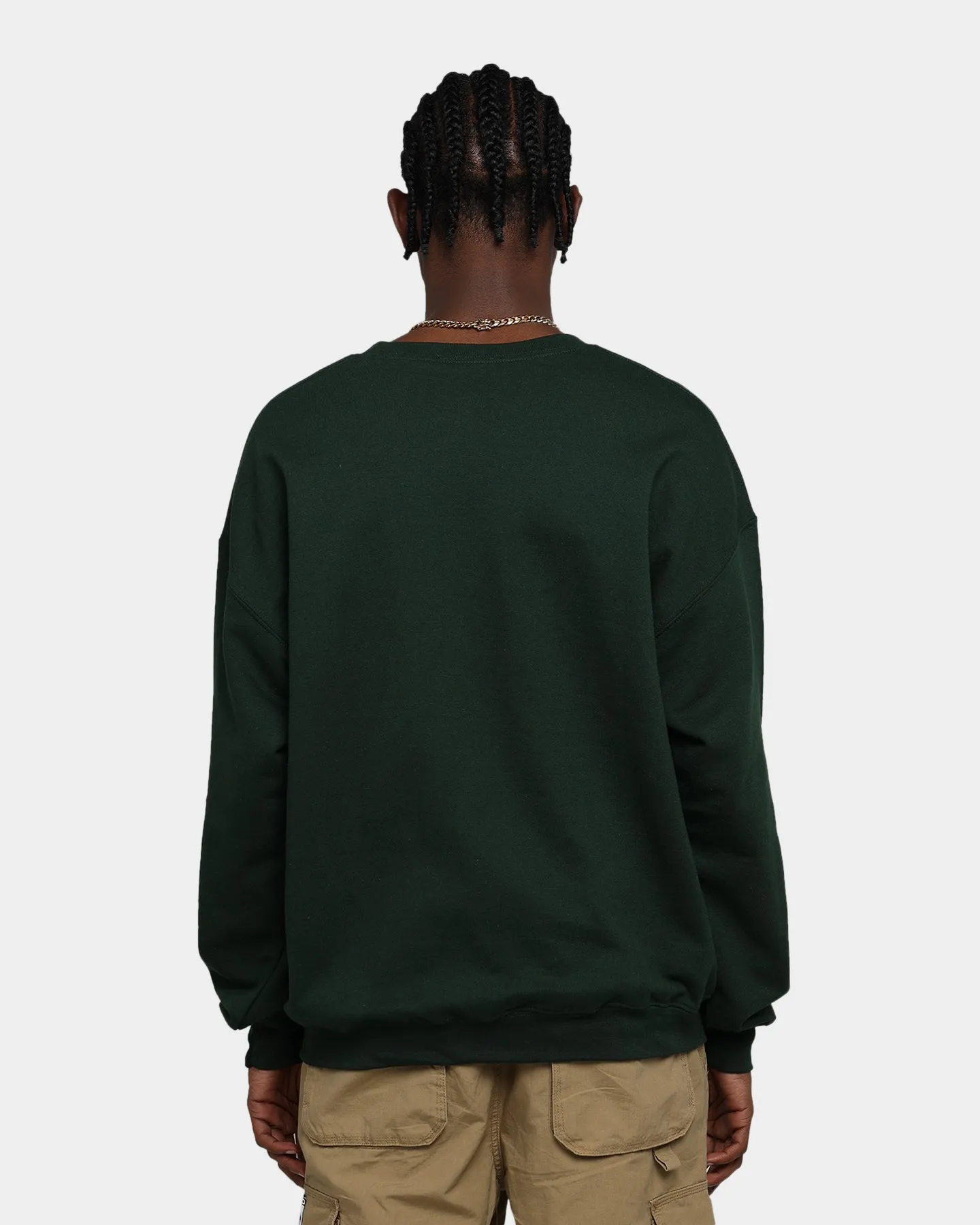 Rats Get Rat Paranoid Crewneck Military Green