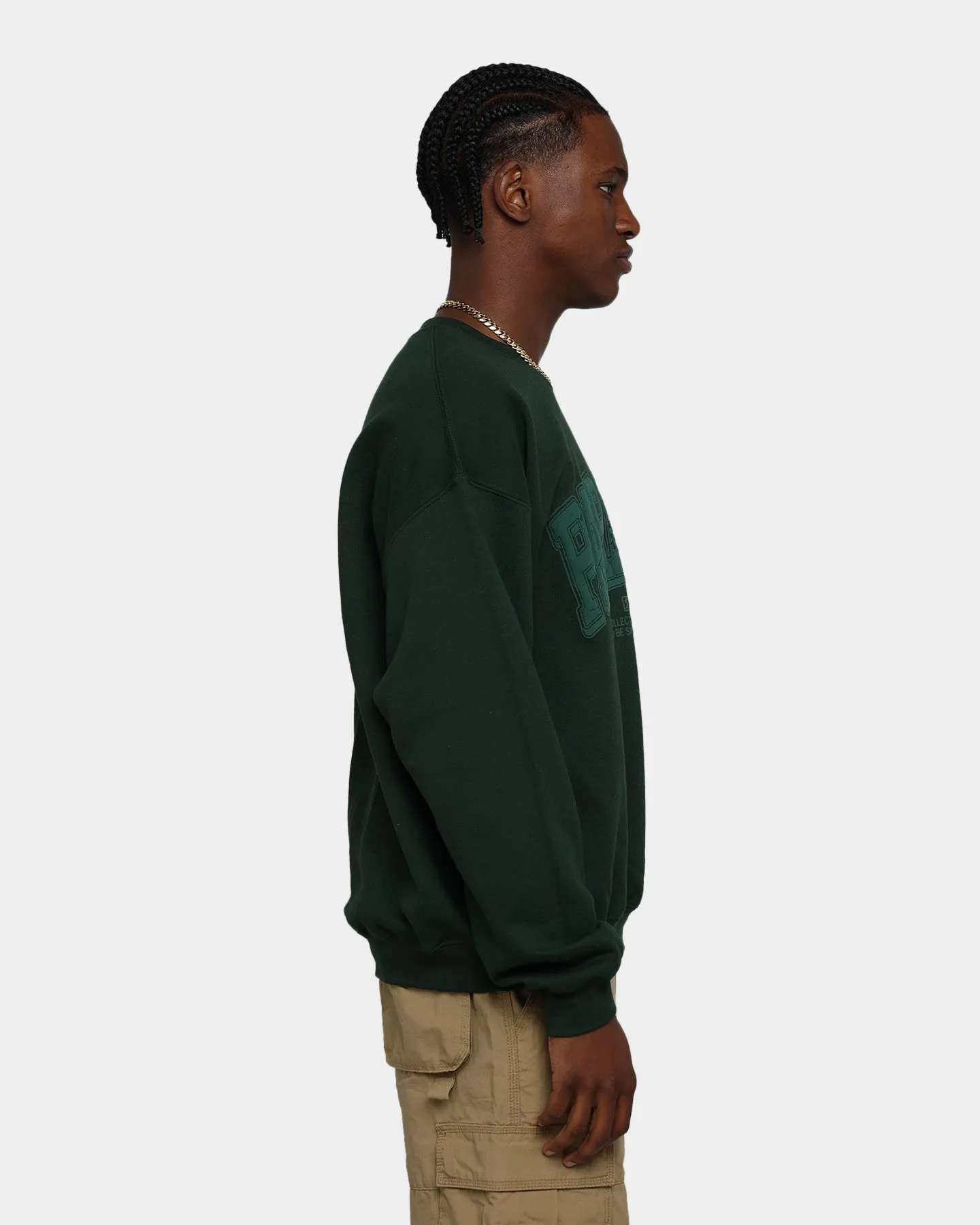 Rats Get Rat Paranoid Crewneck Military Green