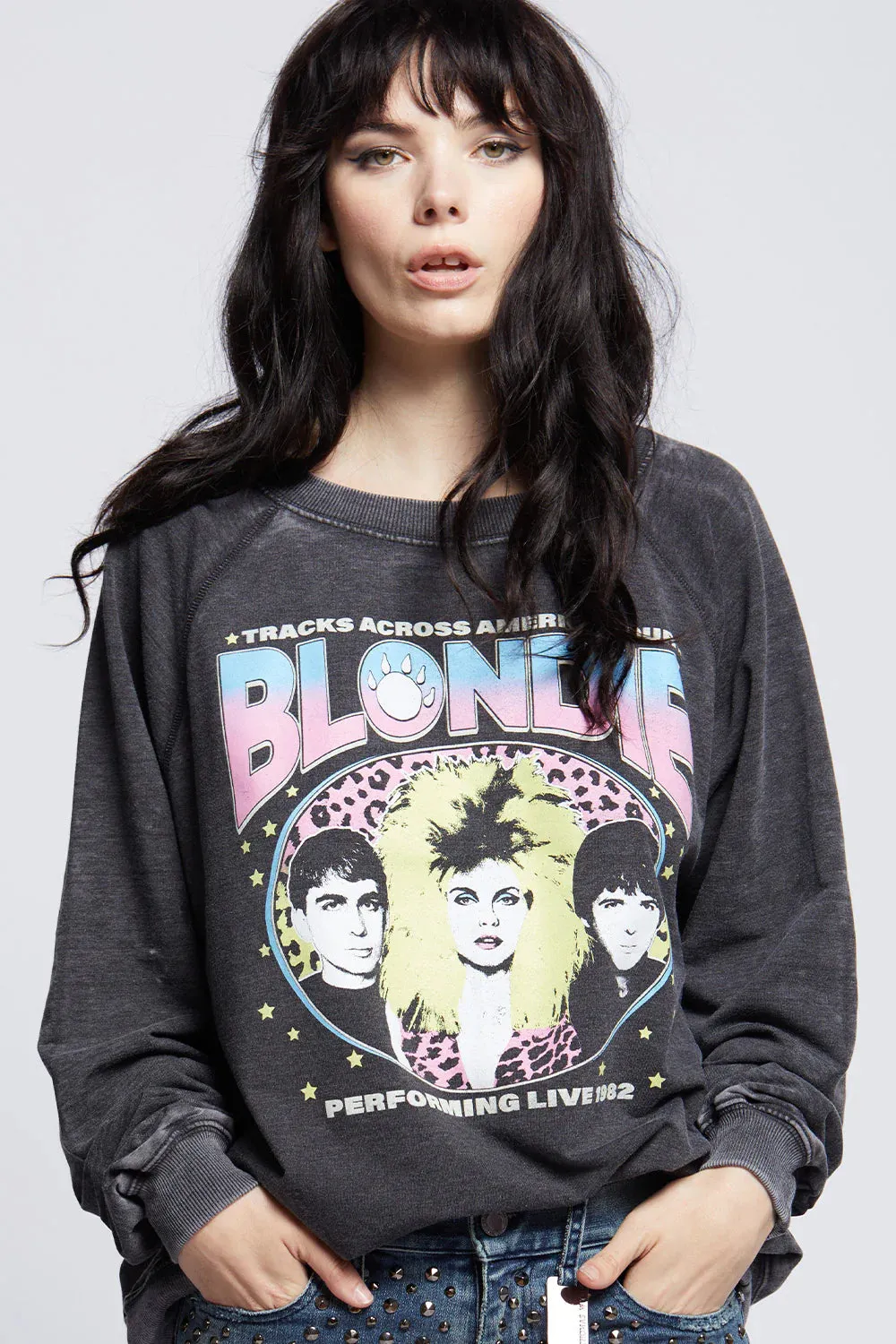 Recycled Karma Blondie Live 1982 Sweatshirt