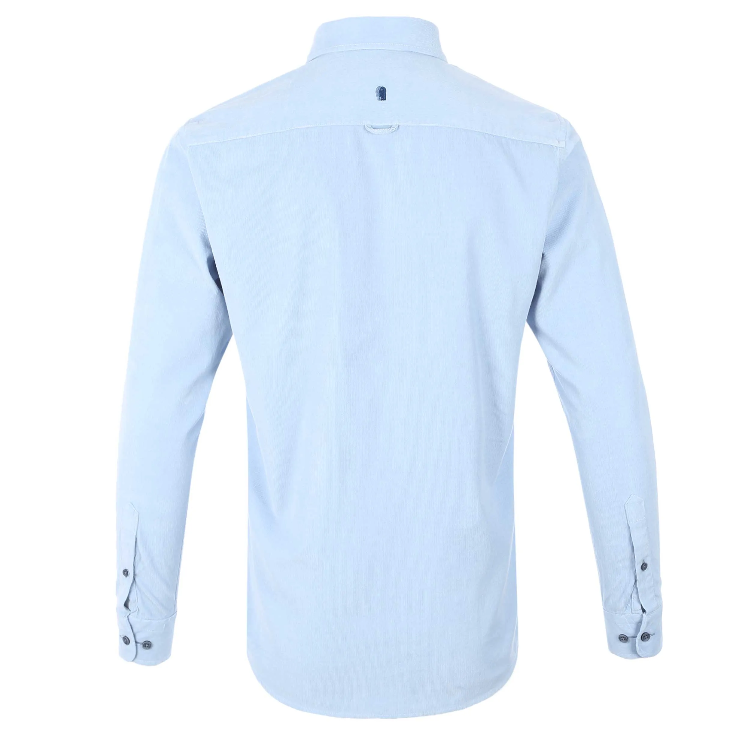 Remus Uomo Needle Cord Shirt in Sky Blue