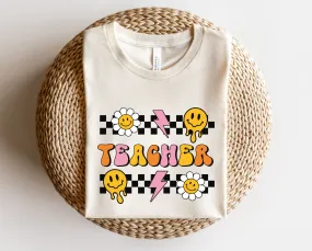 Retro Smiley Teacher Shirt