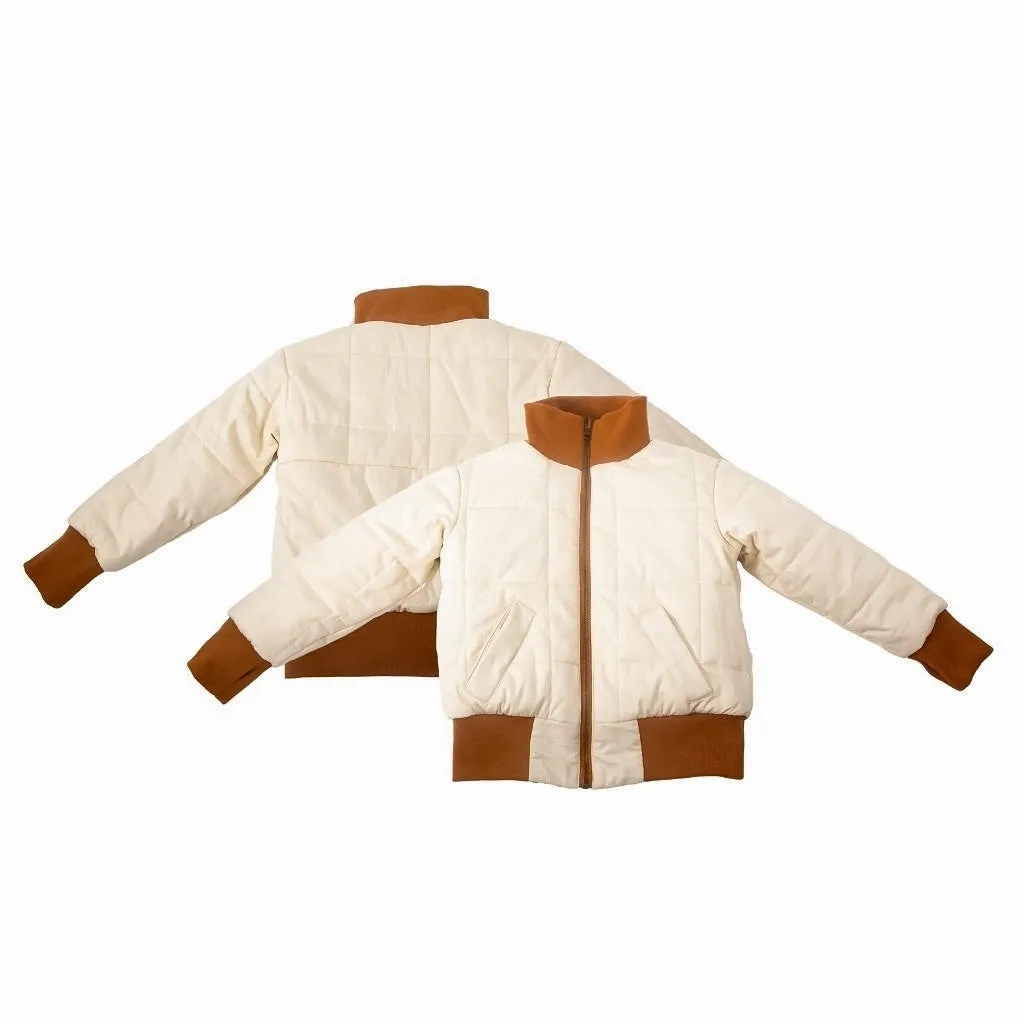 Reversible Bomber Jacket - Sienna   Atlas