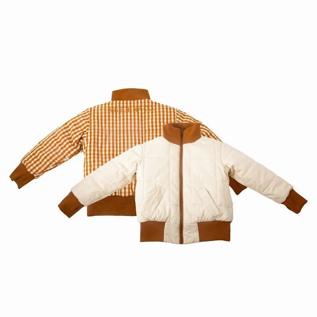 Reversible Bomber Jacket - Sienna   Atlas