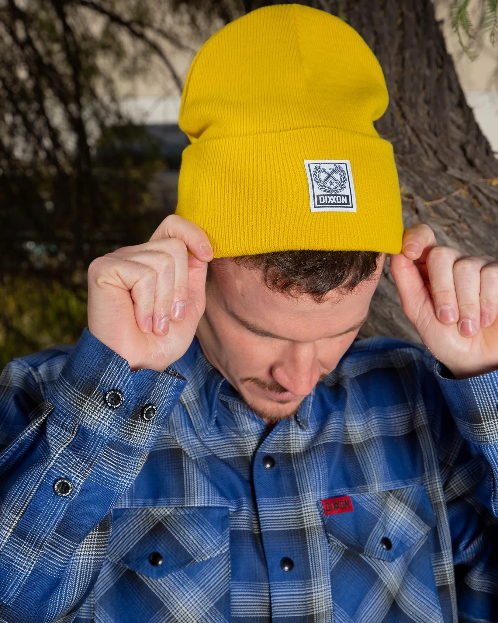 Ribbed Beanie - Mustard