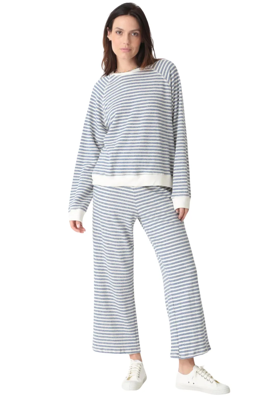 Ronan Pullover-Stripe , Ivory