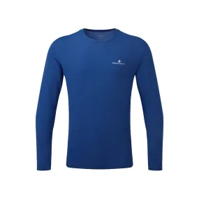 Ronhill Core Long Sleeve Tee (Mens) - Darkcobalt/Brightwhite