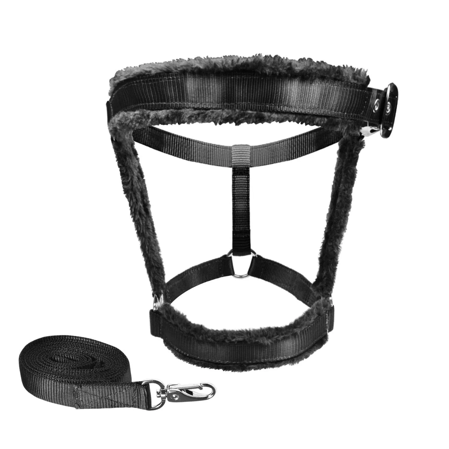 Royalian Horse Fur Nylon Halter With Nylon Lead