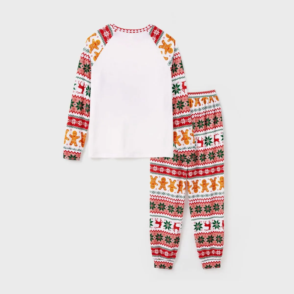 Santa's Cookies Gingerbread Family Pajamas Christmas