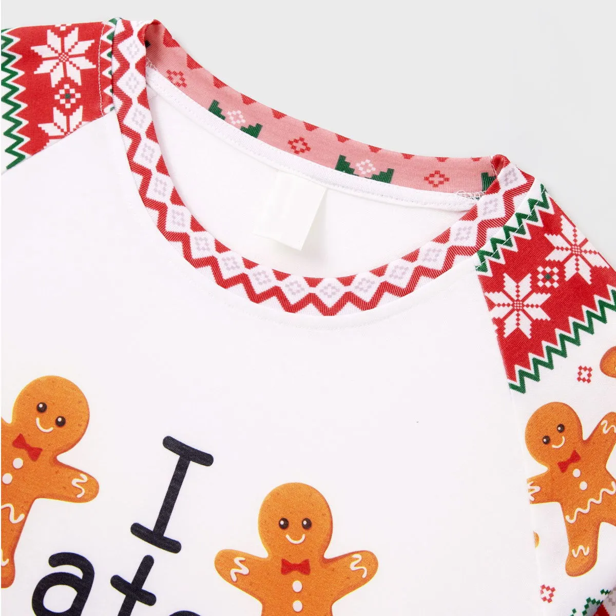 Santa's Cookies Gingerbread Family Pajamas Christmas