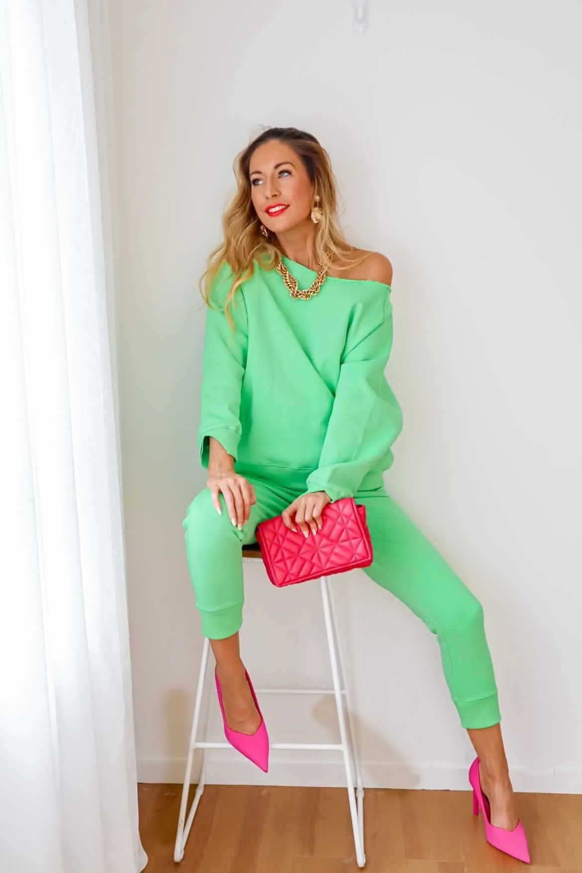 Shen Luxe Green Sweater