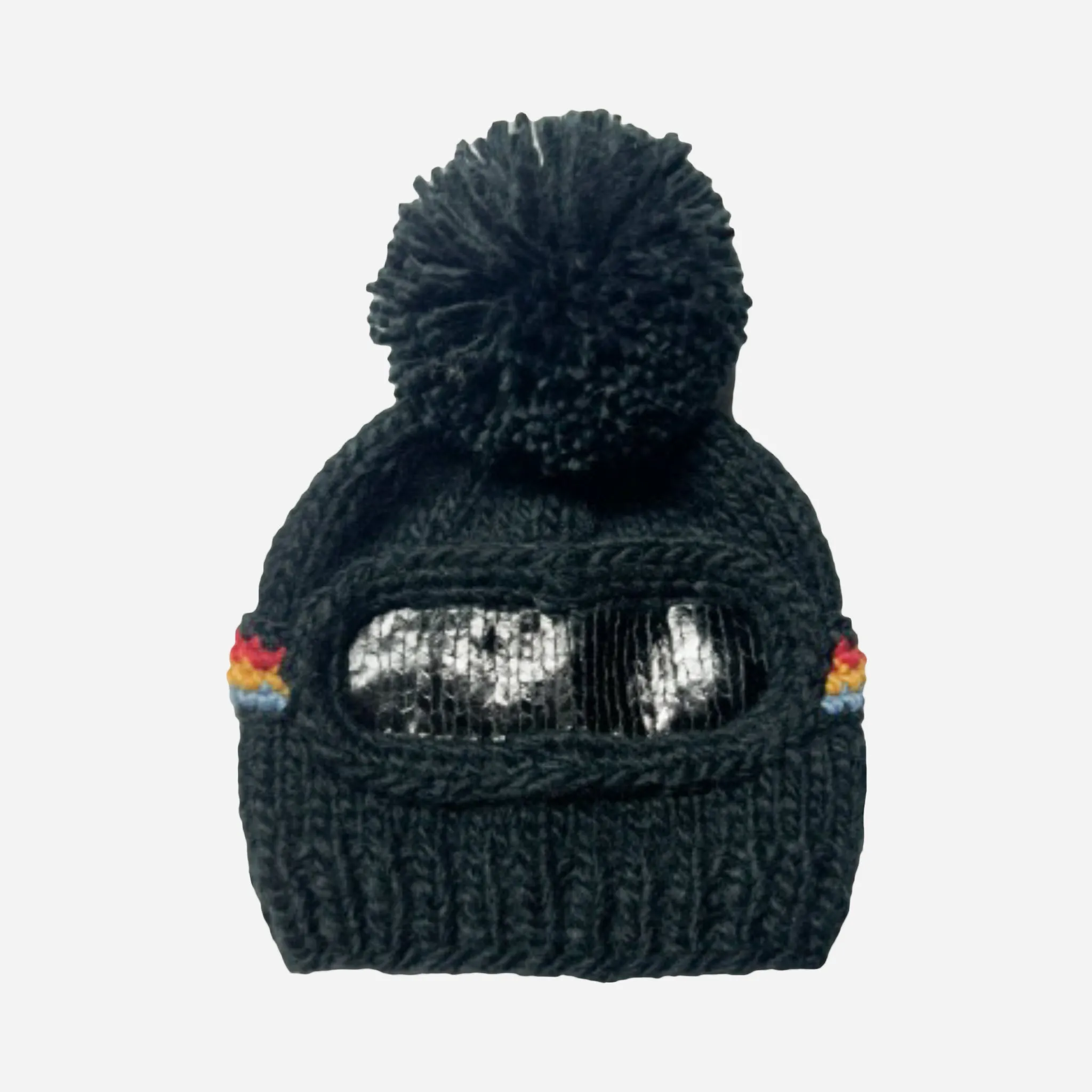 Ski Goggles Beanie, Black