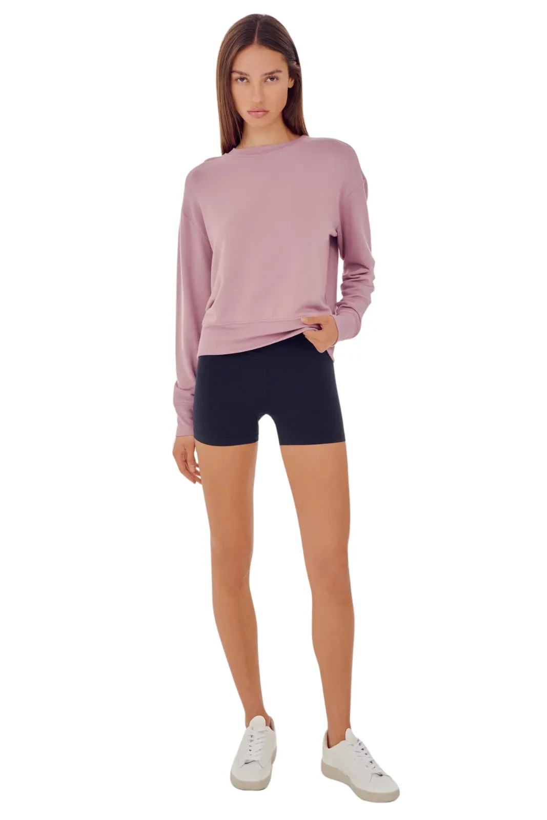 Sonja Fleece Sweatshirt, Blush