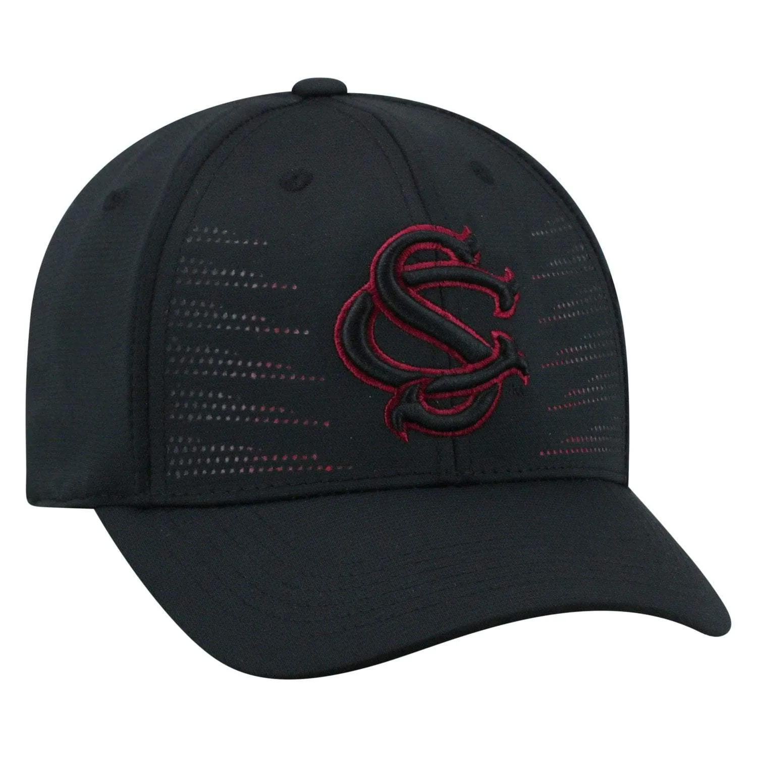 South Carolina Gamecocks TOW Black "Dazed" Structured Flexfit Hat Cap