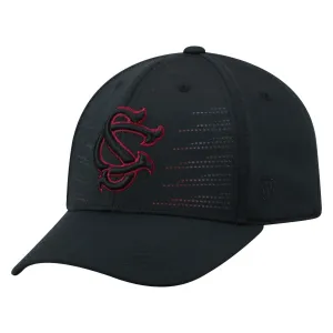 South Carolina Gamecocks TOW Black "Dazed" Structured Flexfit Hat Cap