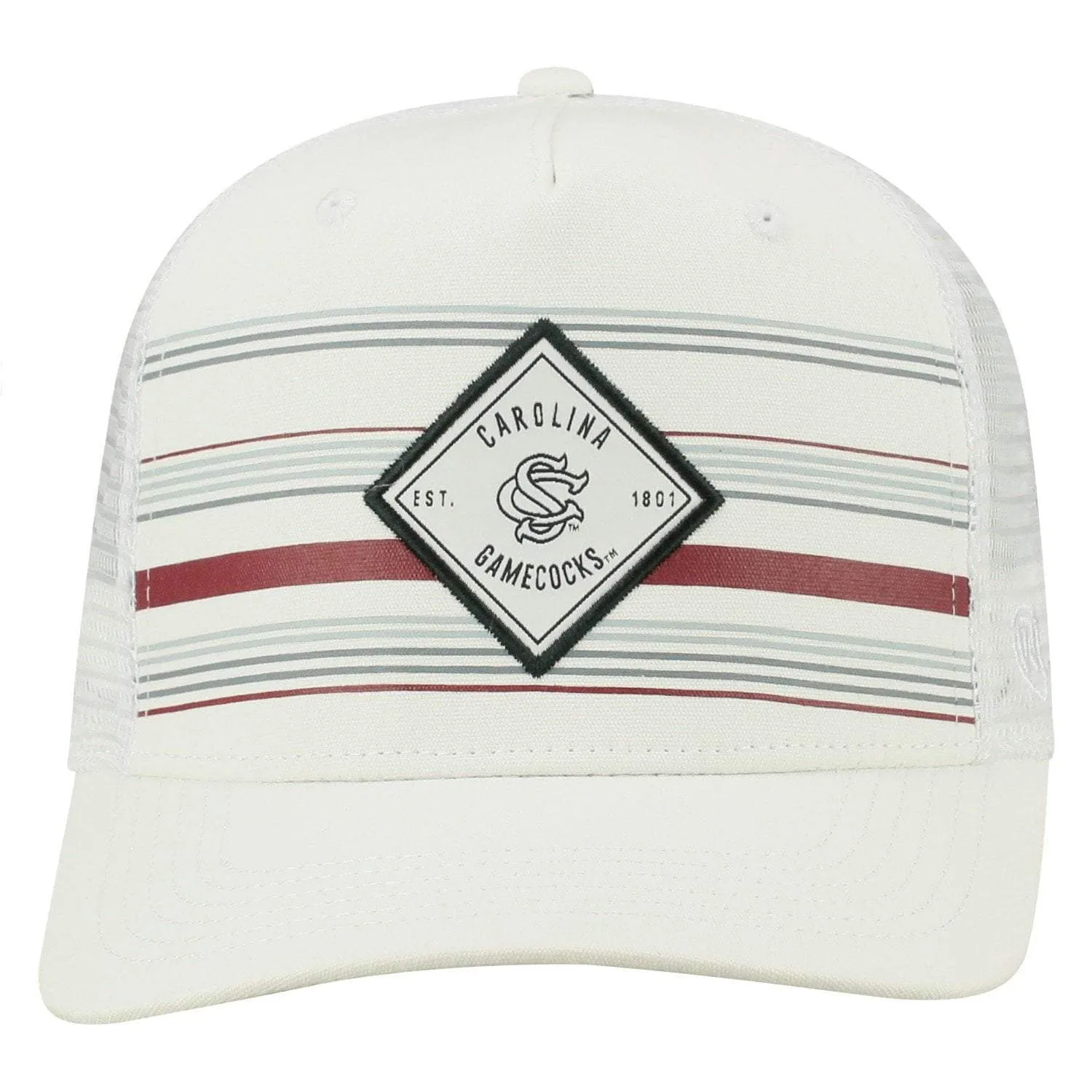 South Carolina Gamecocks TOW White "36th Ave" Mesh Adj. Snapback Hat Cap