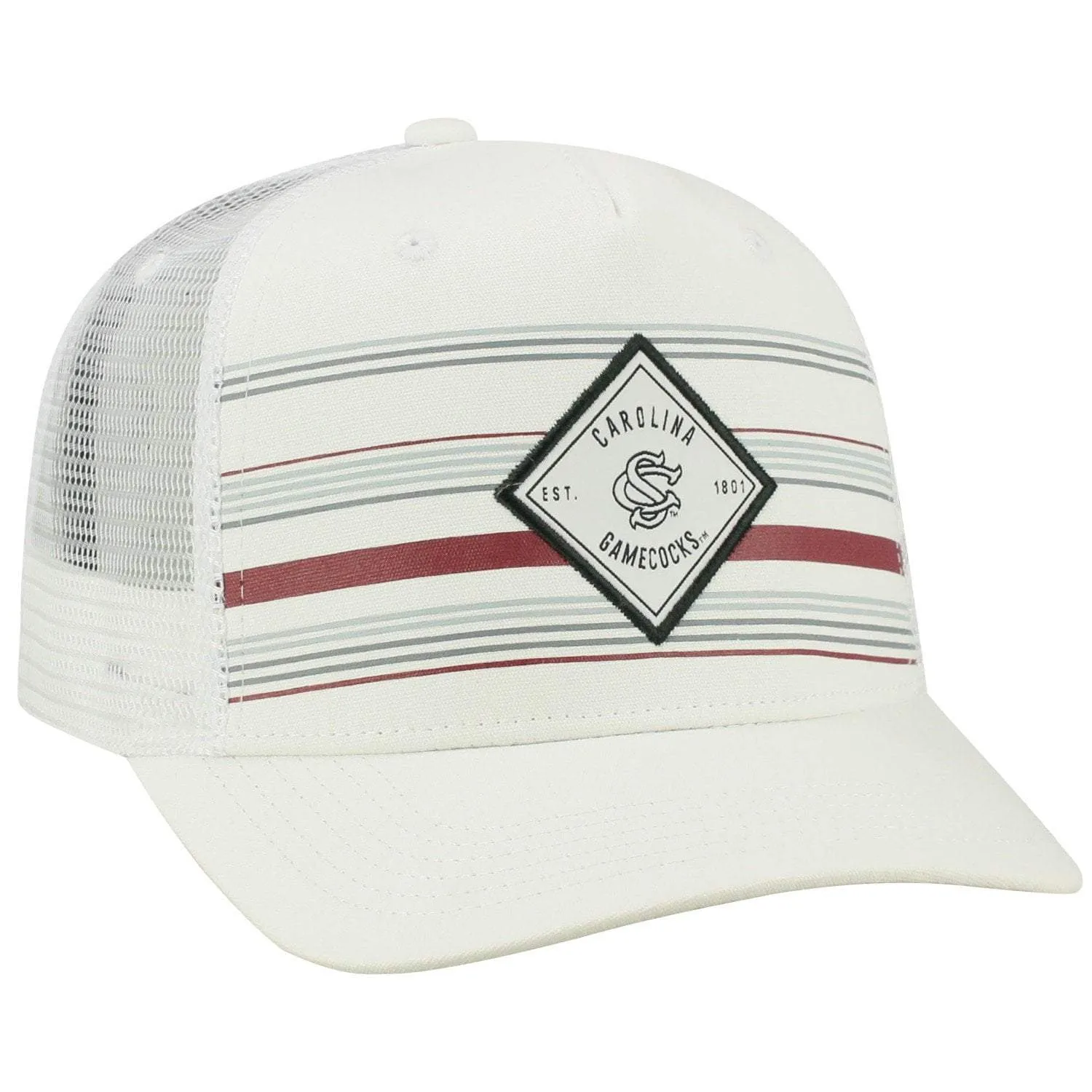 South Carolina Gamecocks TOW White "36th Ave" Mesh Adj. Snapback Hat Cap