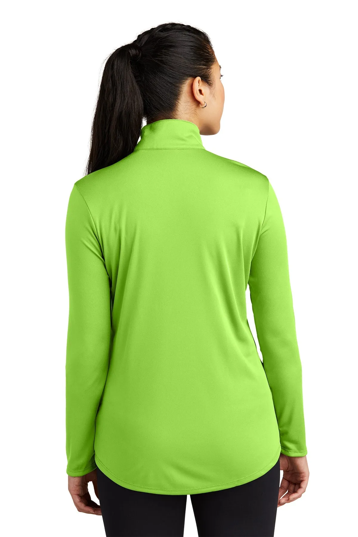 Sport-Tek Ladies PosiCharge Competitor Customized 1/4-Zip Pullovers, Lime Shock