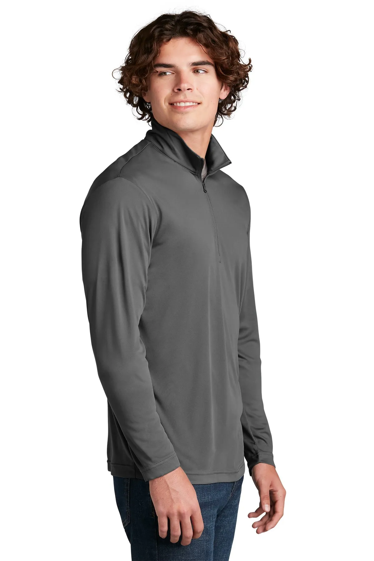 Sport-Tek PosiCharge Competitor Customized 1/4-Zip Pullovers, Iron Grey