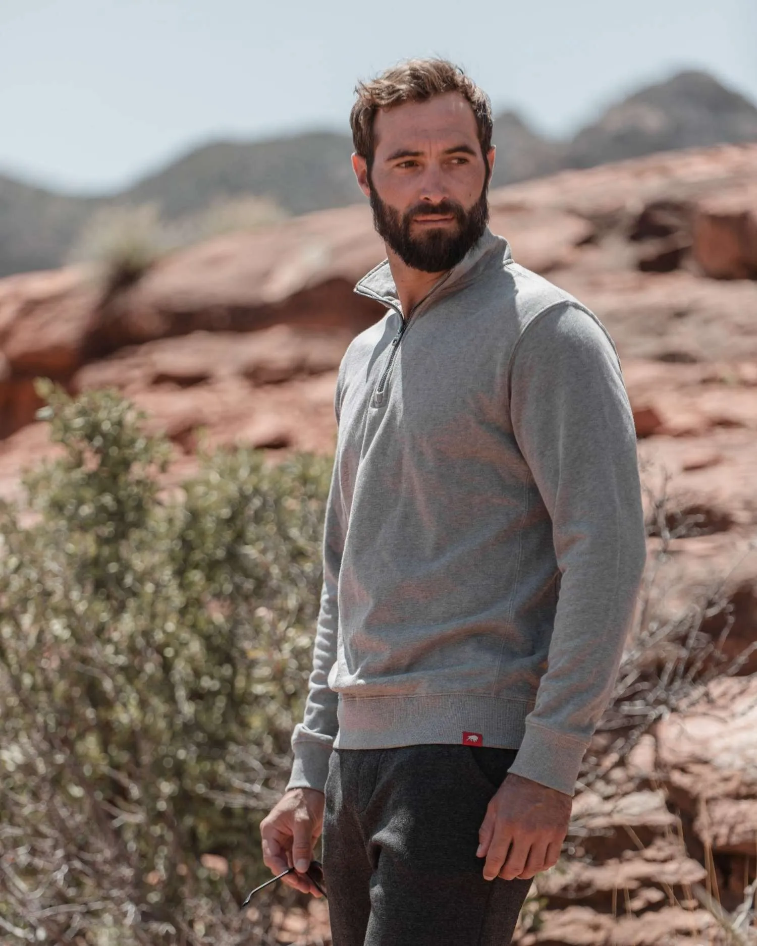 SPORTIQE NAVIGATOR QUARTER ZIP PULLOVER