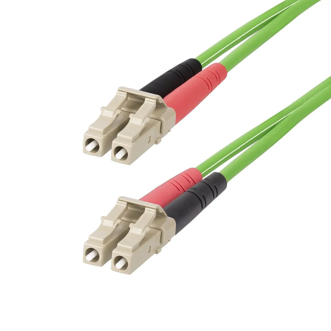 Startech.Com 3M (9.8Ft) Lc To Lc (Upc) Om5 Multimode Fiber Optic Cable, 50/125Μm Duplex Lommf Zipcord, Vcsel, 40G/100G,