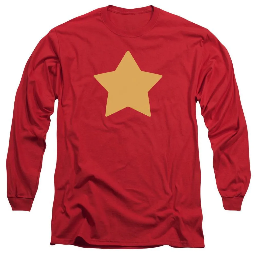 Steven Universe Star Adult Red Long Sleeve T-Shirt