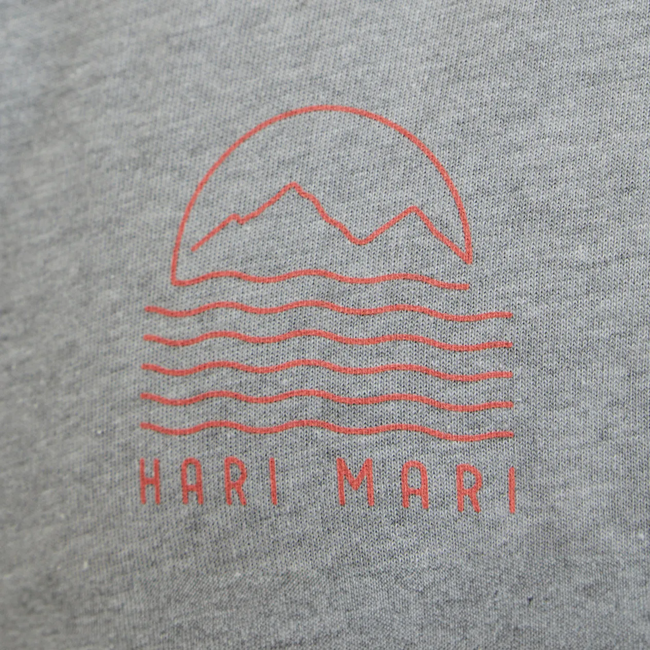 Sun & Sea PowderFleece | Heather Gray/Pink