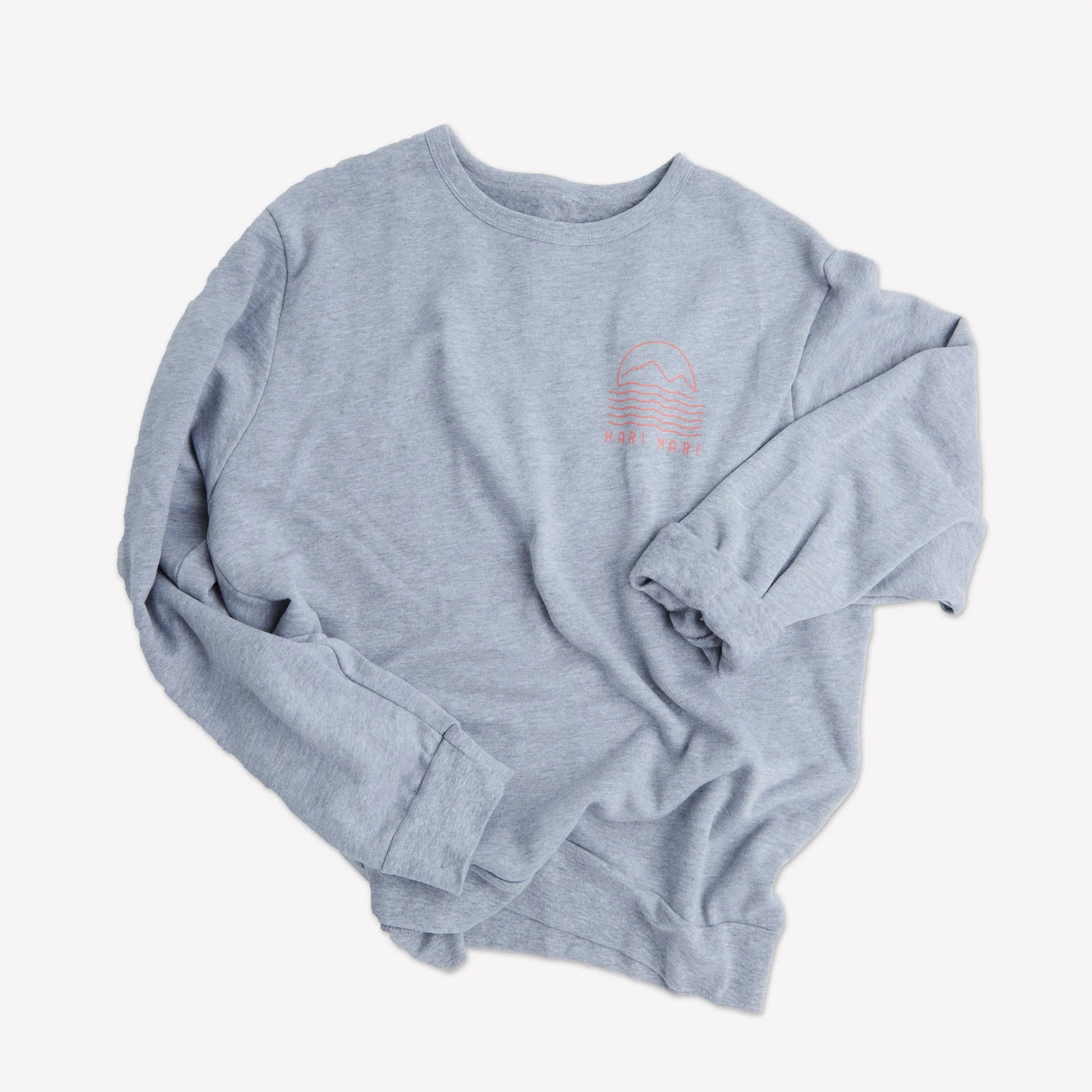 Sun & Sea PowderFleece | Heather Gray/Pink